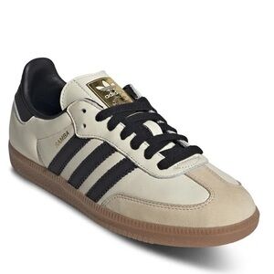 WOMEN'S SAMBA OG SNEAKERS IN BEIGE/BLACK - Size 7.5